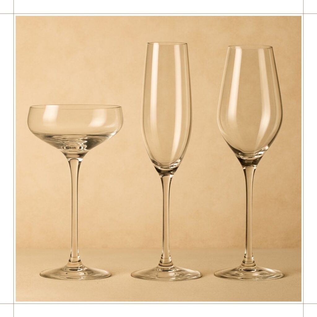 おしゃれなシャンパングラスとは:デザインの選び方