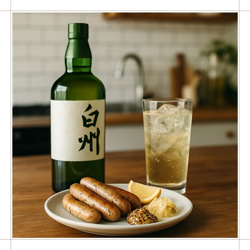 ソーセージが意外にマッチ