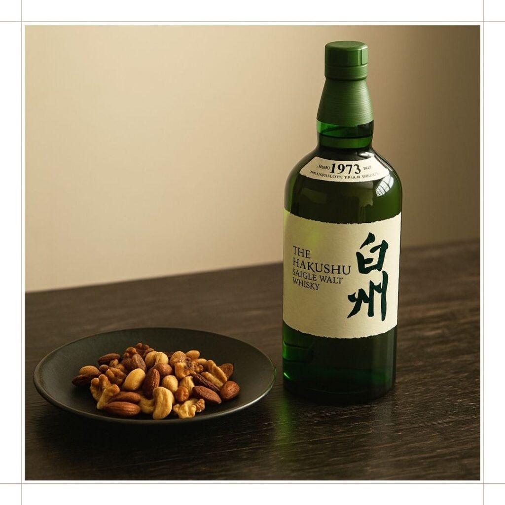 白州とナッツのマリアージュ