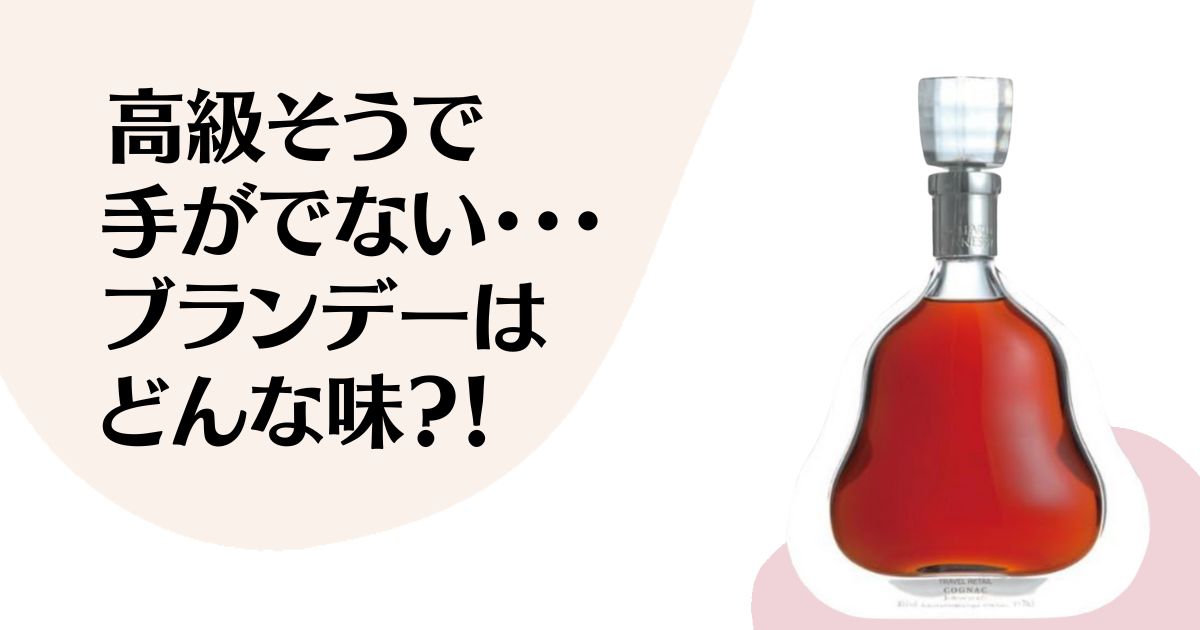 高級そうで 手が出ない ブランデーは どんな味？！ ※高級ブランデーのボトル