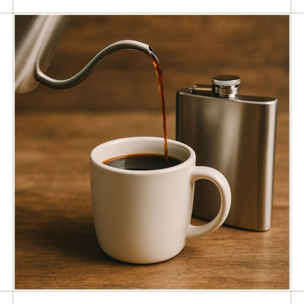 スキットルにコーヒー入れるのはOKか？