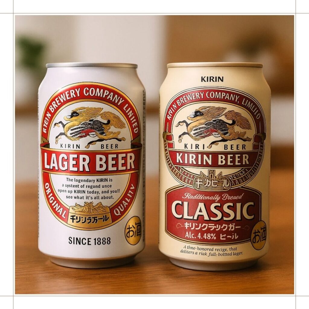 キリンラガーとクラシックラガーの違いを解説