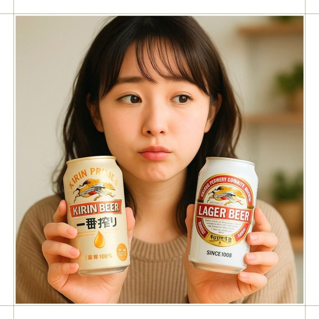 一番搾りとキリンラガー、結局どっちを選べばいい?