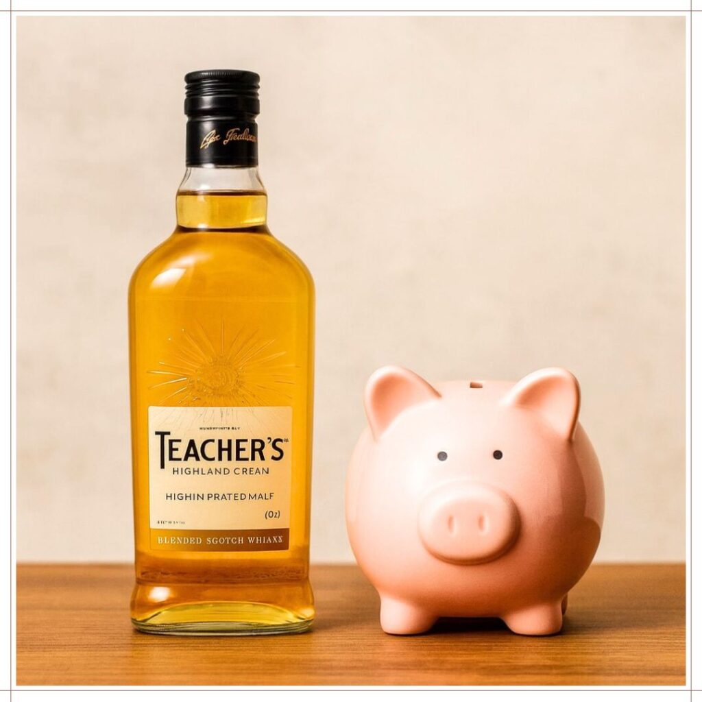 ティーチャーズは安い?定価と理由