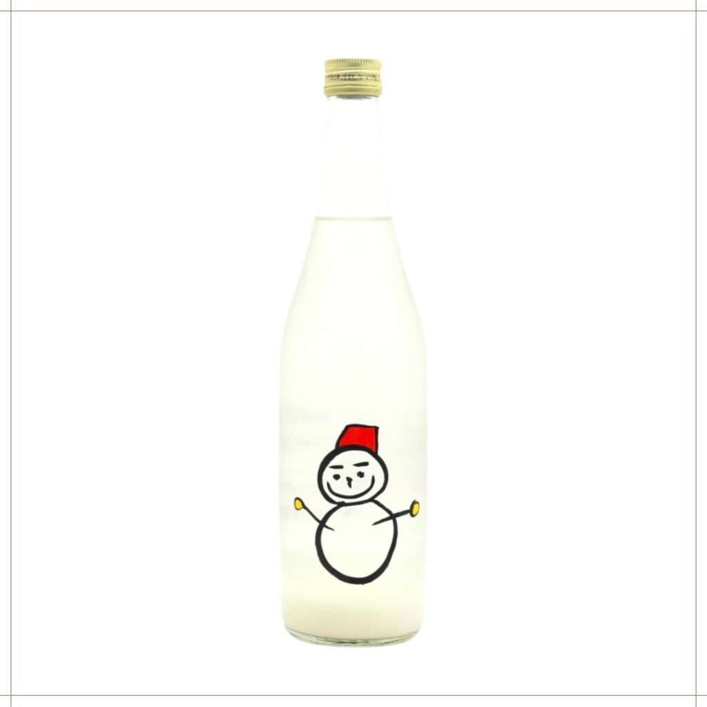 仙禽雪だるま:冬の活性にごり酒