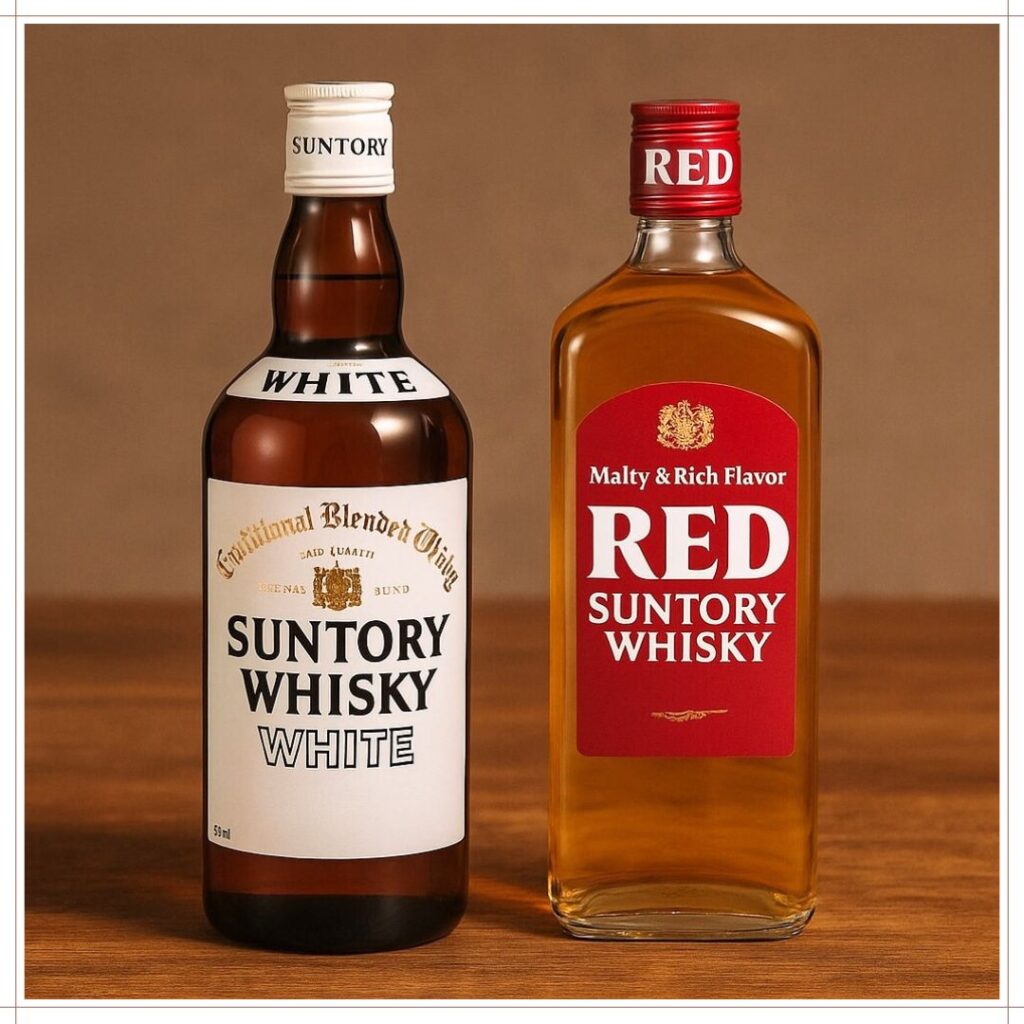 サントリーホワイトとレッドを比較