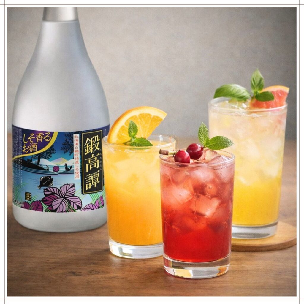 ジュース割りカクテルでおしゃれに