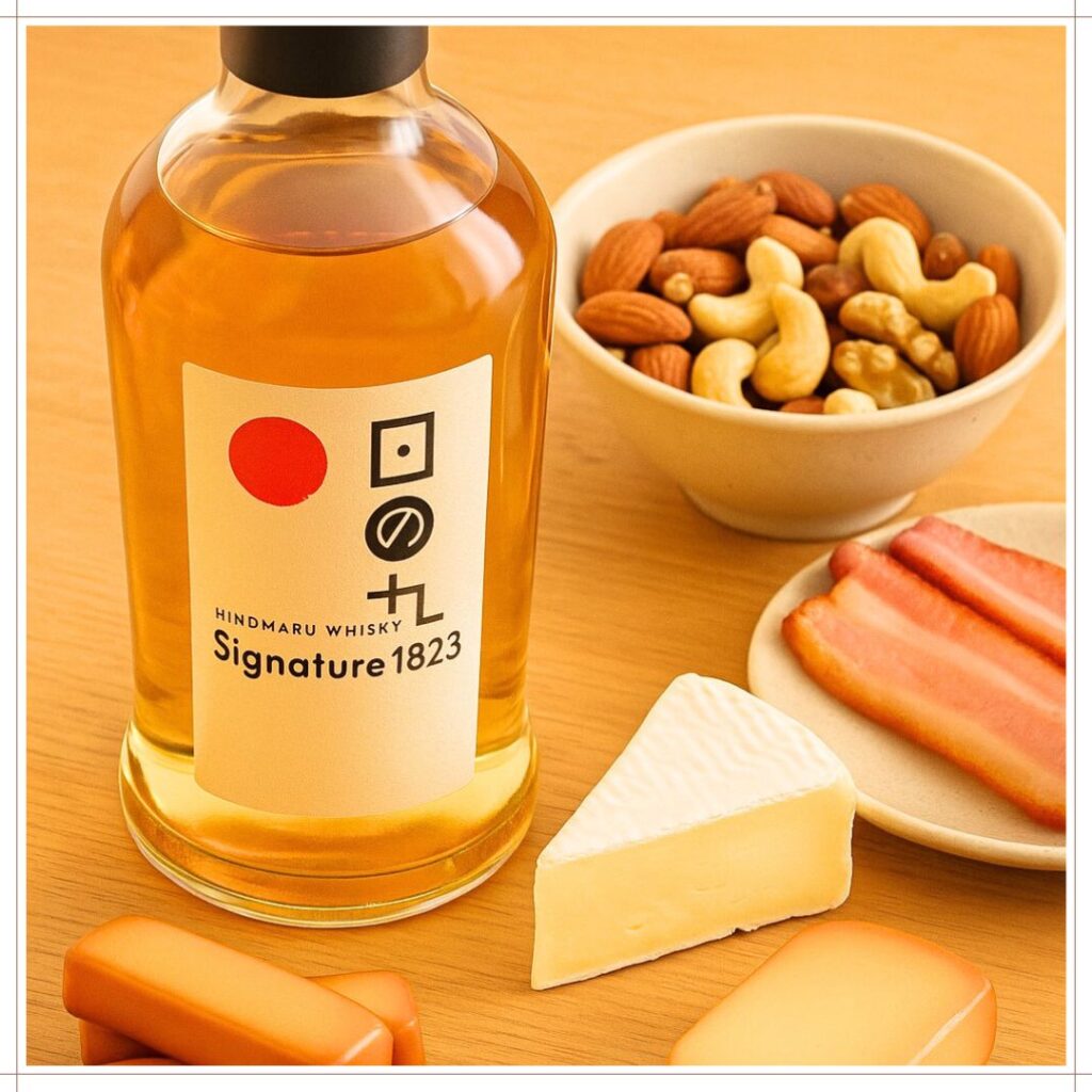 おつまみで印象をマイルドに：ナッツ・チーズ・燻製