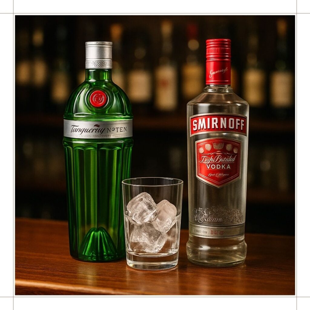 ジンとウォッカの違いとは?度数・飲みやすさ・飲み方を詳しく解説