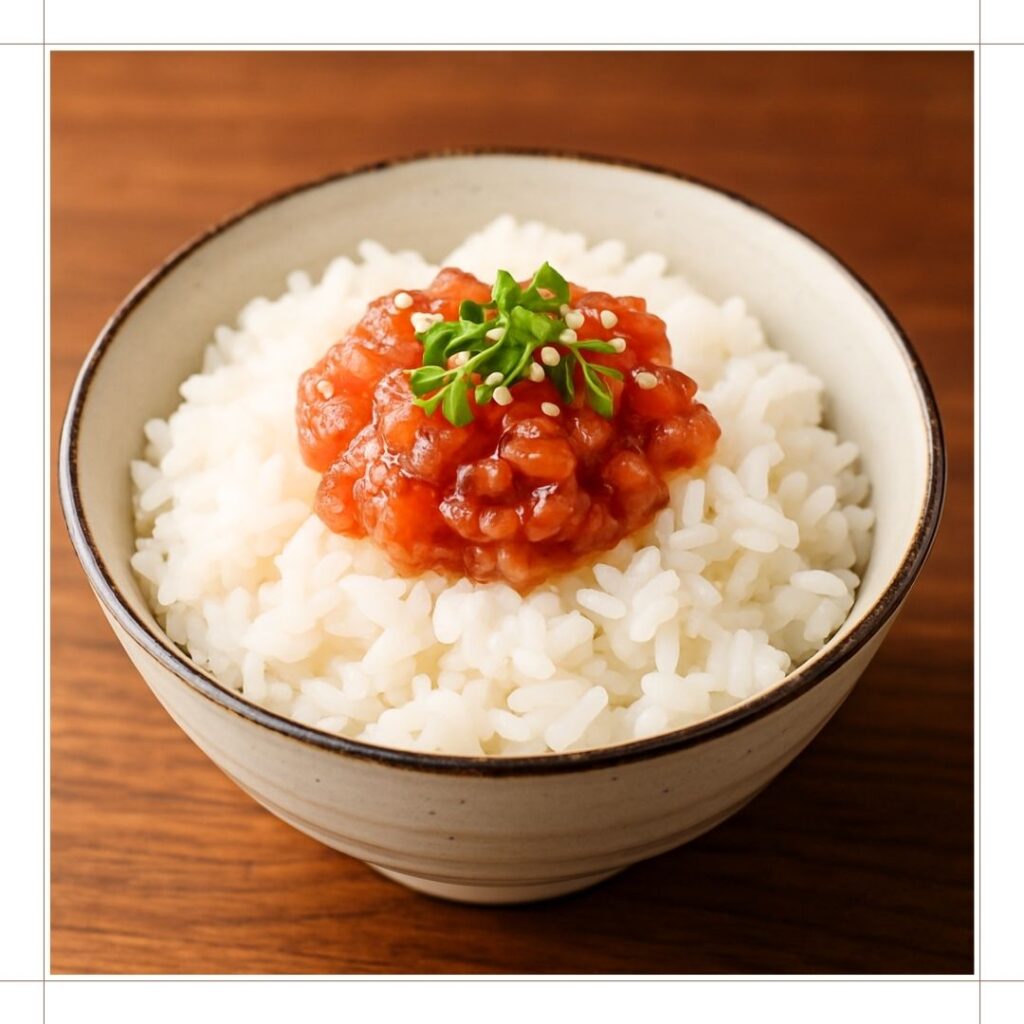 ご飯にのせて楽しむ方法