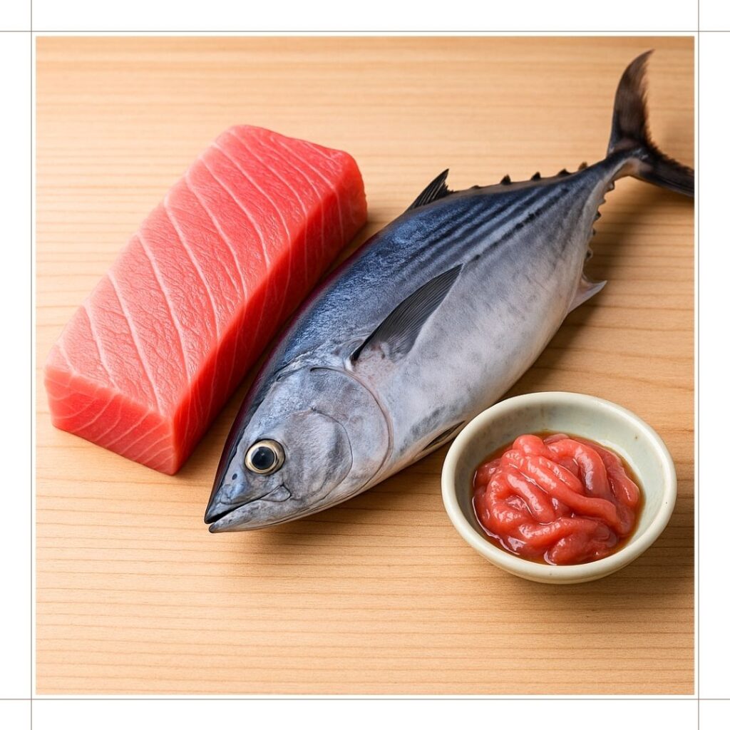 まぐろとカツオの酒盗の違い
