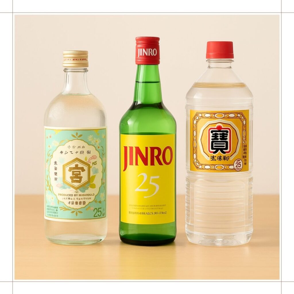 プレーンチューハイに使われる焼酎の特徴と種類
