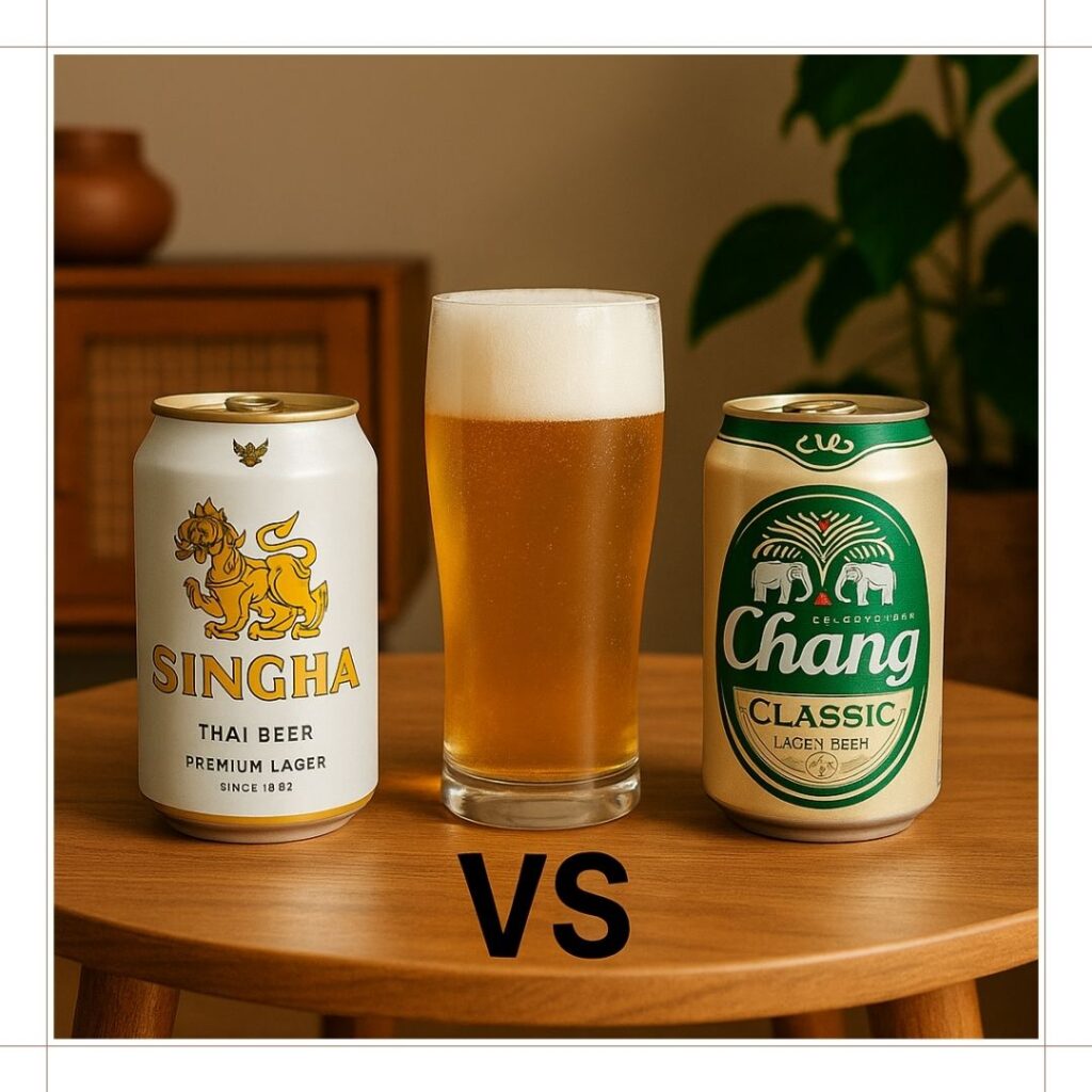 シンハービールとチャーンビールの違いを比較解説